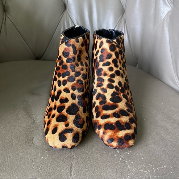 NINE WEST Anura Animal Print Boots Ankle Booties Women’s Size 6 - Picture 3 of 10